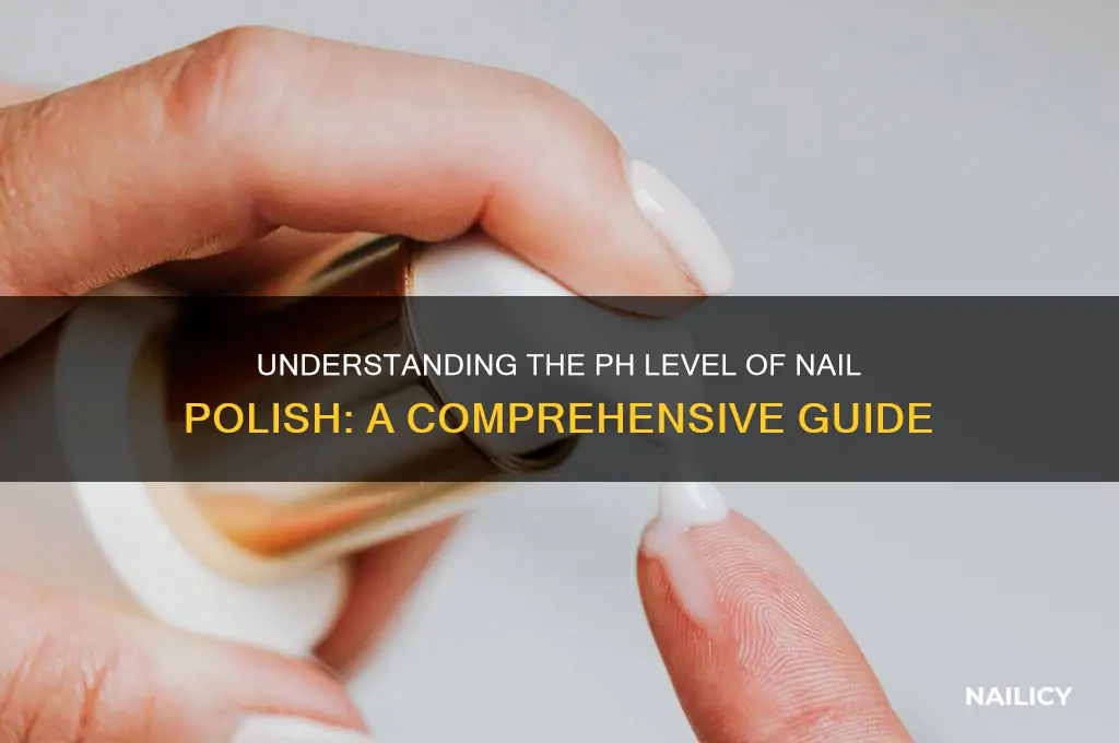 what is the ph level of nail polish