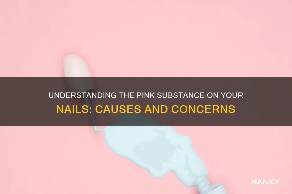 what is the pink stuff on your nail