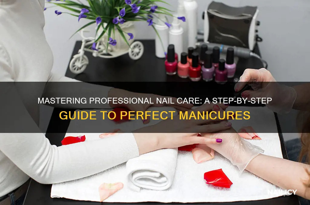 what is the process of doing professional nails