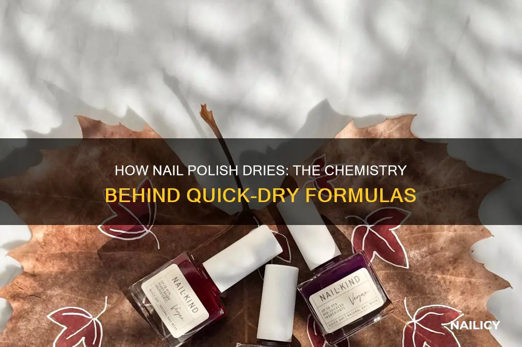what is the reaction between nail polish drying