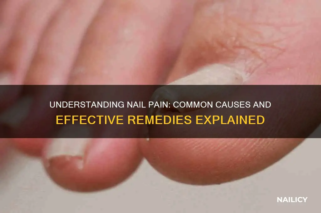 what is the reason for nail pain