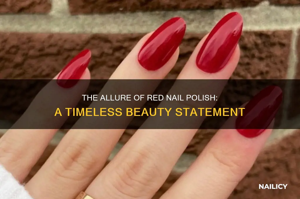 what is the red nail polish