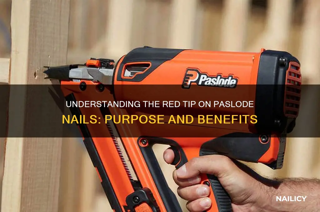 what is the red tip on pasolode nails