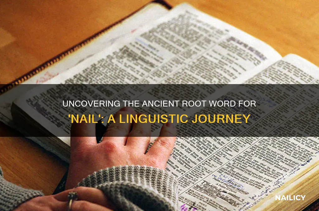 what is the root word for nail