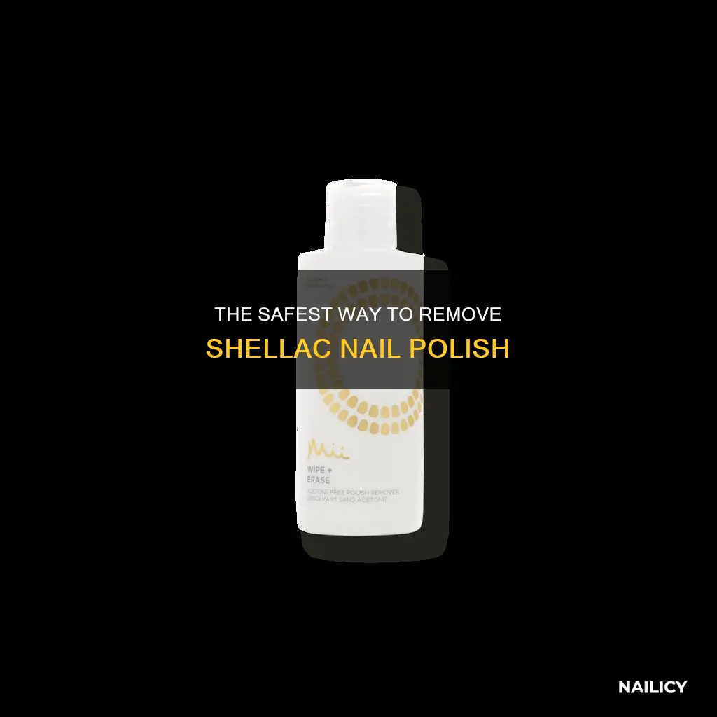 what is the safest way to remove shellac nail polish