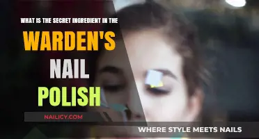 Unveiling the Warden's Nail Polish: The Secret Ingredient Revealed