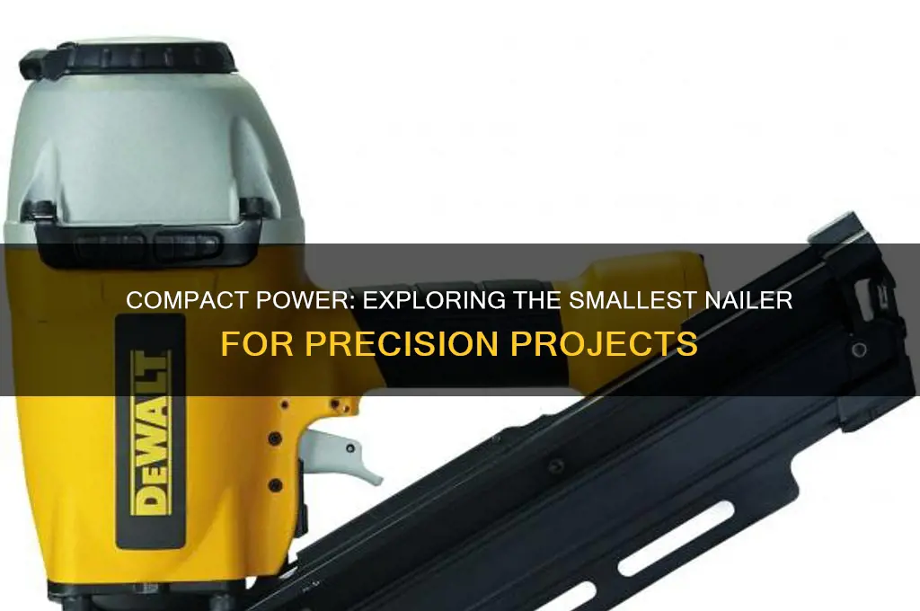 what is the smallest nailer