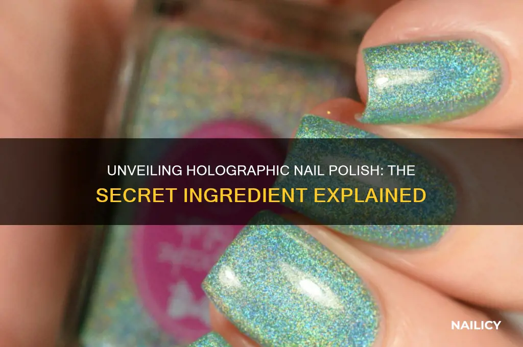what is the special ingredient holographic nail polish contain