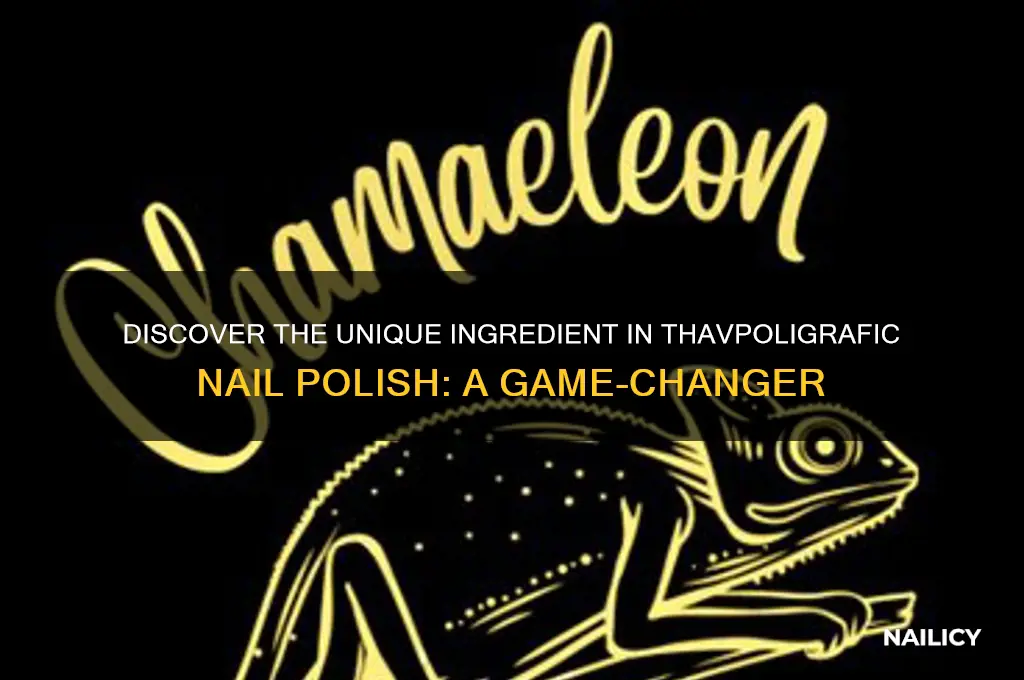 what is the special ingredient thavpoligrafic nail polish contain