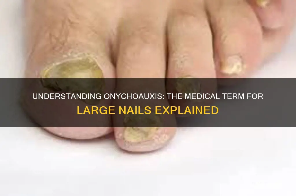 what is the term for large nails