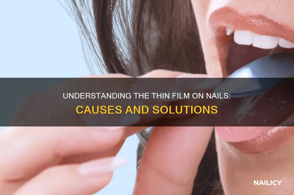what is the thin film on nails