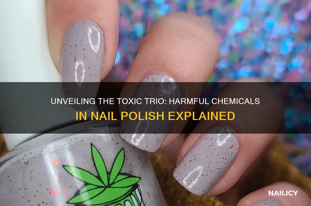 what is the toxic trio in nail polish