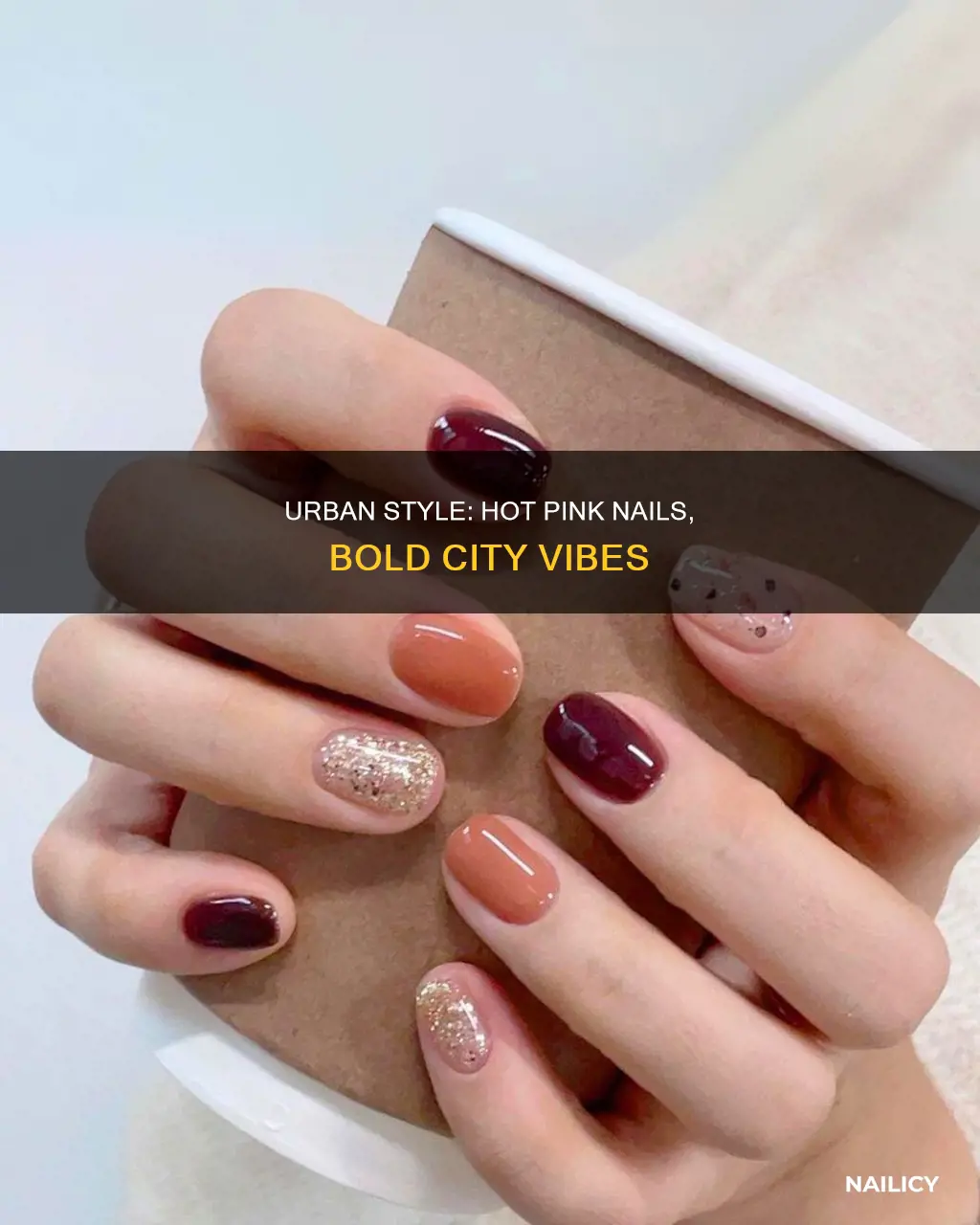 what is the urban meaning for hot pink nails