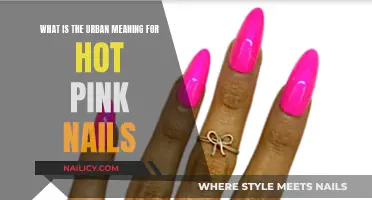 Hot Pink Nails: Urban Code for Self-Expression and Style
