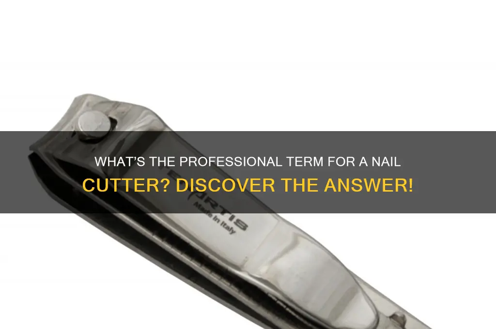 what is the word for professional nail cutter
