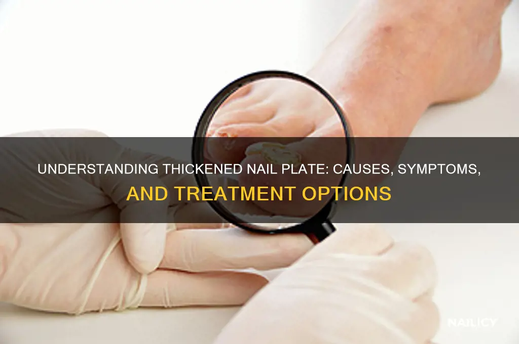 what is thickened nail plate