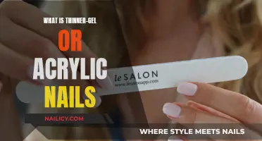 Gel or Acrylic Nails: Which is Thinner?