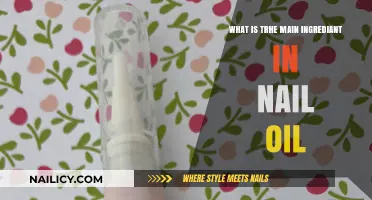 Unlocking Nail Health: The Key Ingredient in Nail Oil Revealed