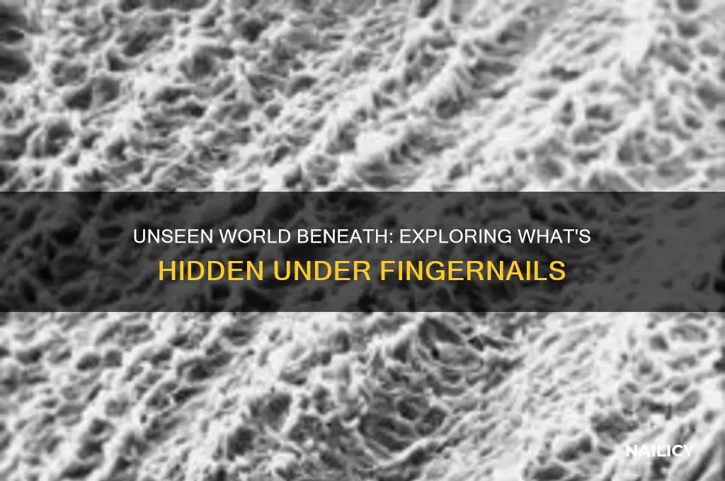 what is under fingernails