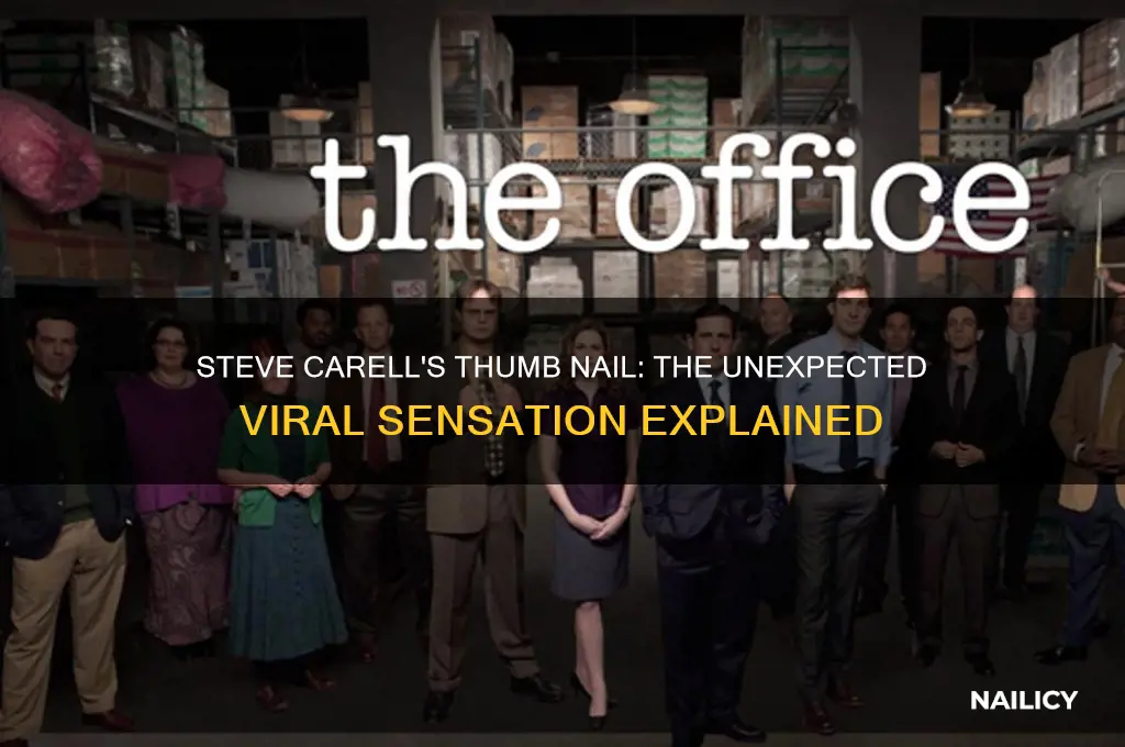 what is up with steve carrell thumb nail