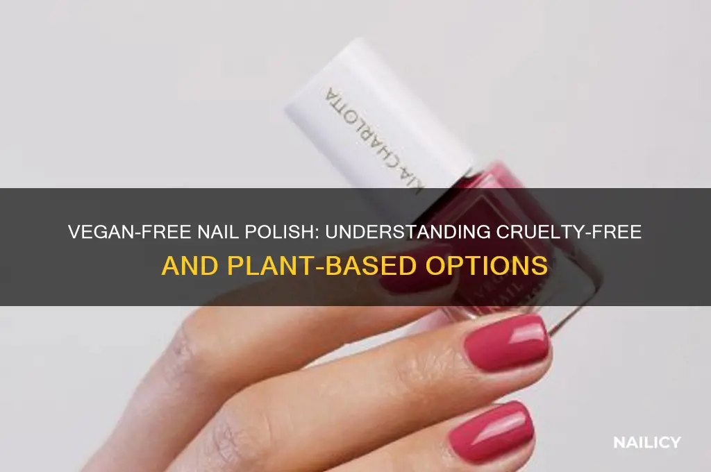 what is vegan free nail polish