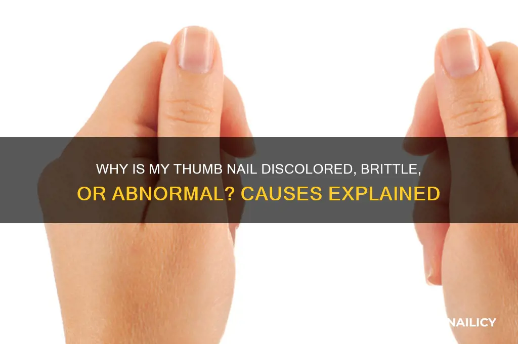 what is wrong with my thumb nail