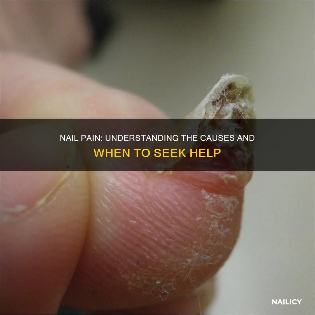 what it means when your nails hurt