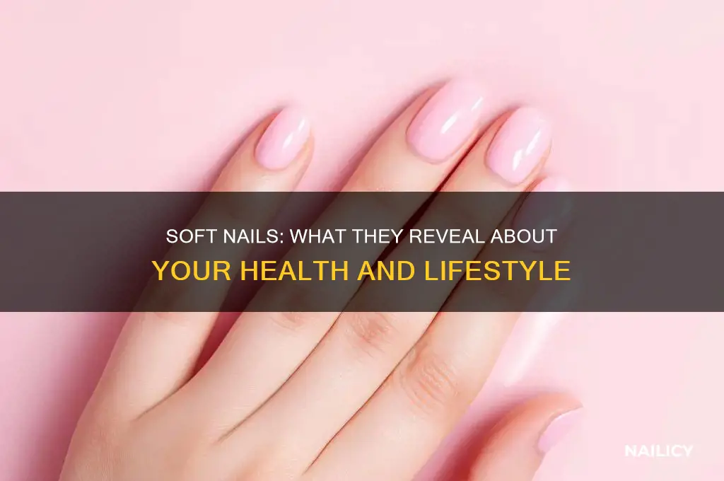 what it says if your nails are soft