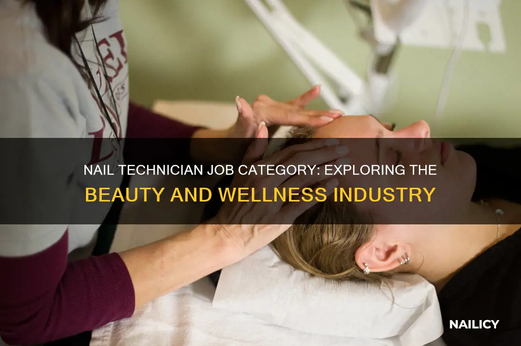 what job category is a nail technician