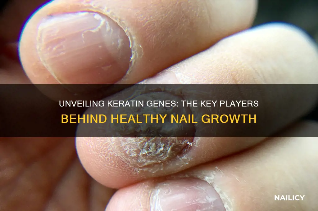 what keratin genes are responsible for nails