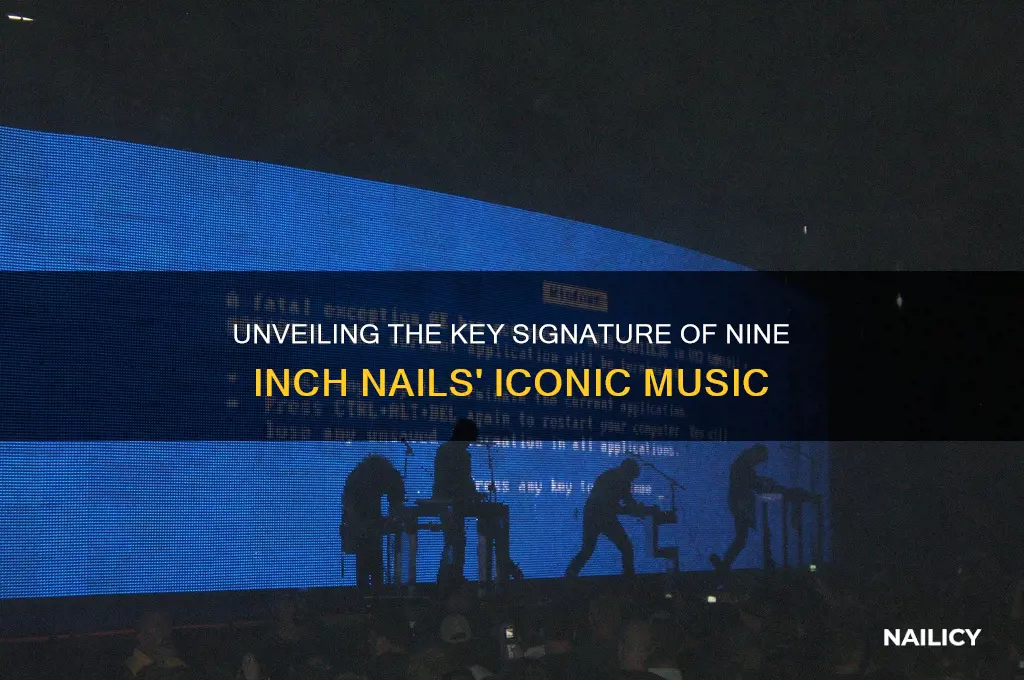what key does nine inch nails in