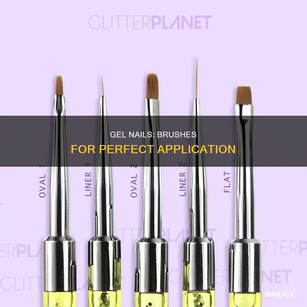 what kind of brush to use for gel nails