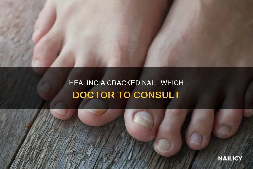 what kind of doctor will fix a crack finger nail