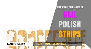 Nail Polish Strips: Uncovering the Adhesive Glue Used for Application