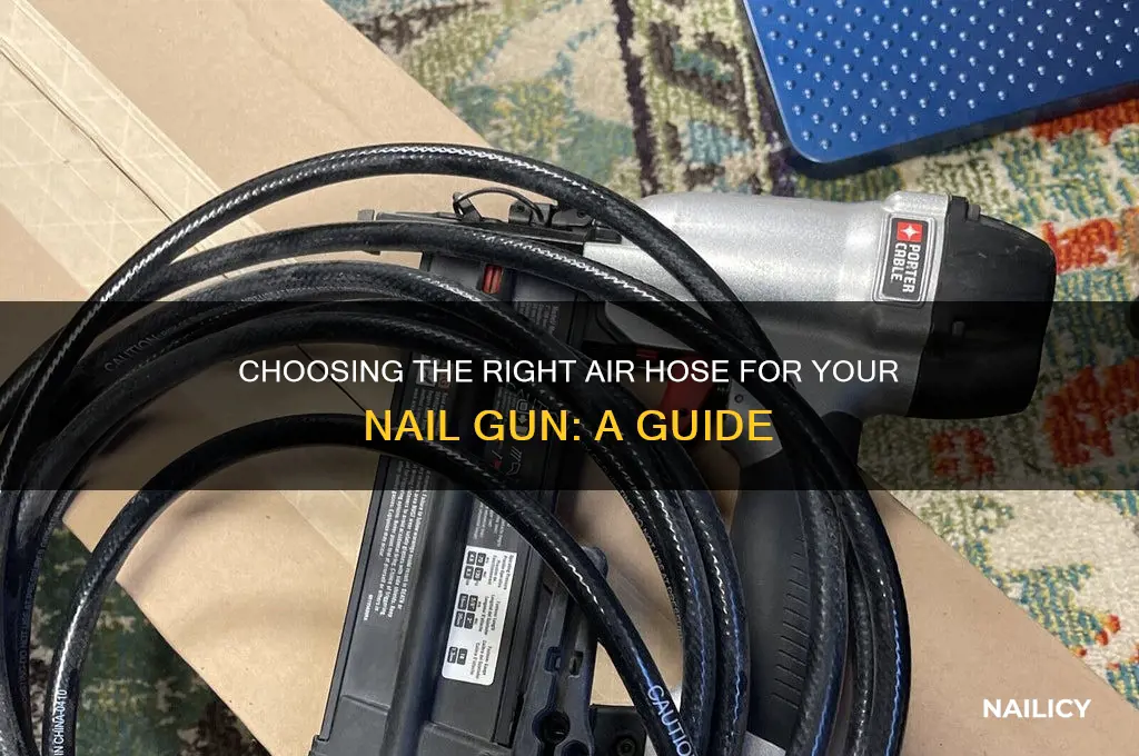 what kind of hose for air nailer