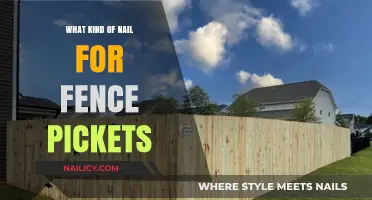 Choosing the Right Nails for Fence Pickets: A Comprehensive Guide