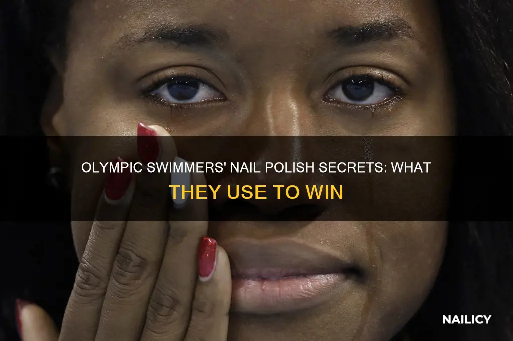 what kind of nail polish do olympic swimmers use