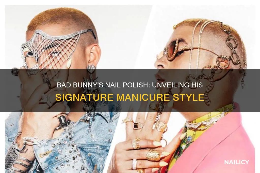 what kind of nail polish does bad bunny use