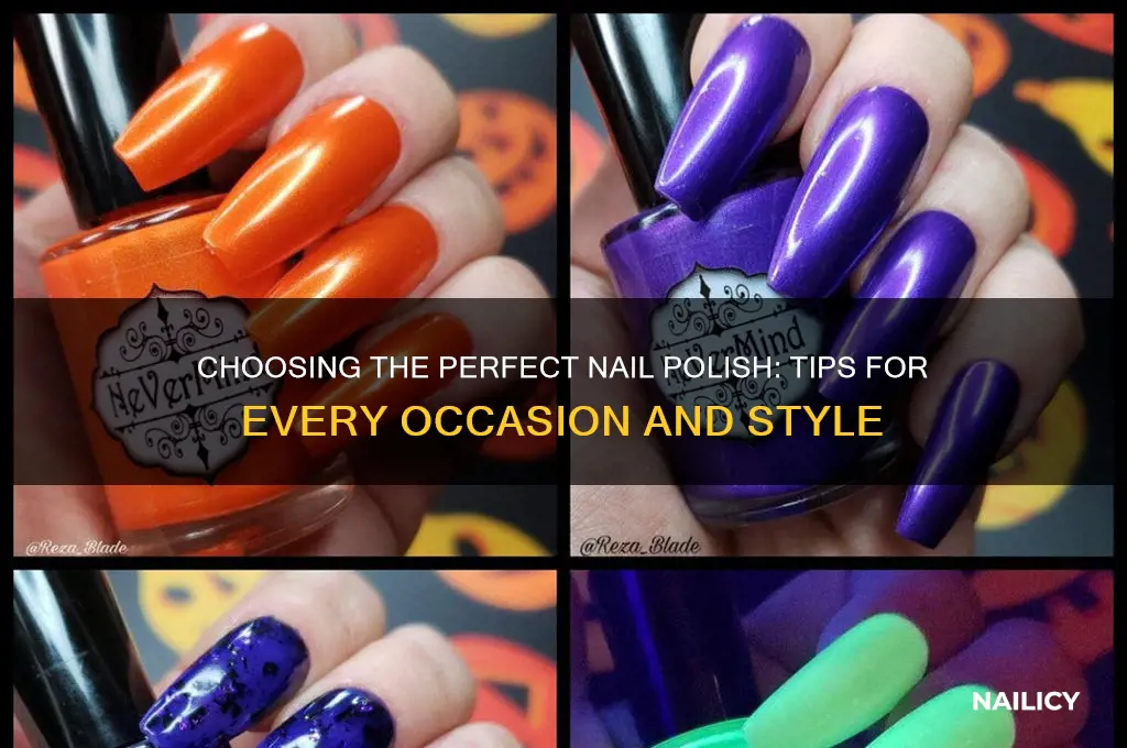 what kind of nail polish should i wear