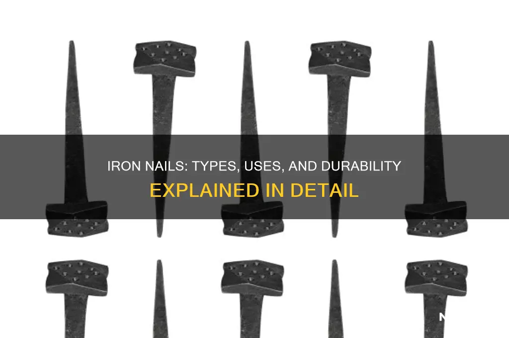 what kind of nails are made of iron