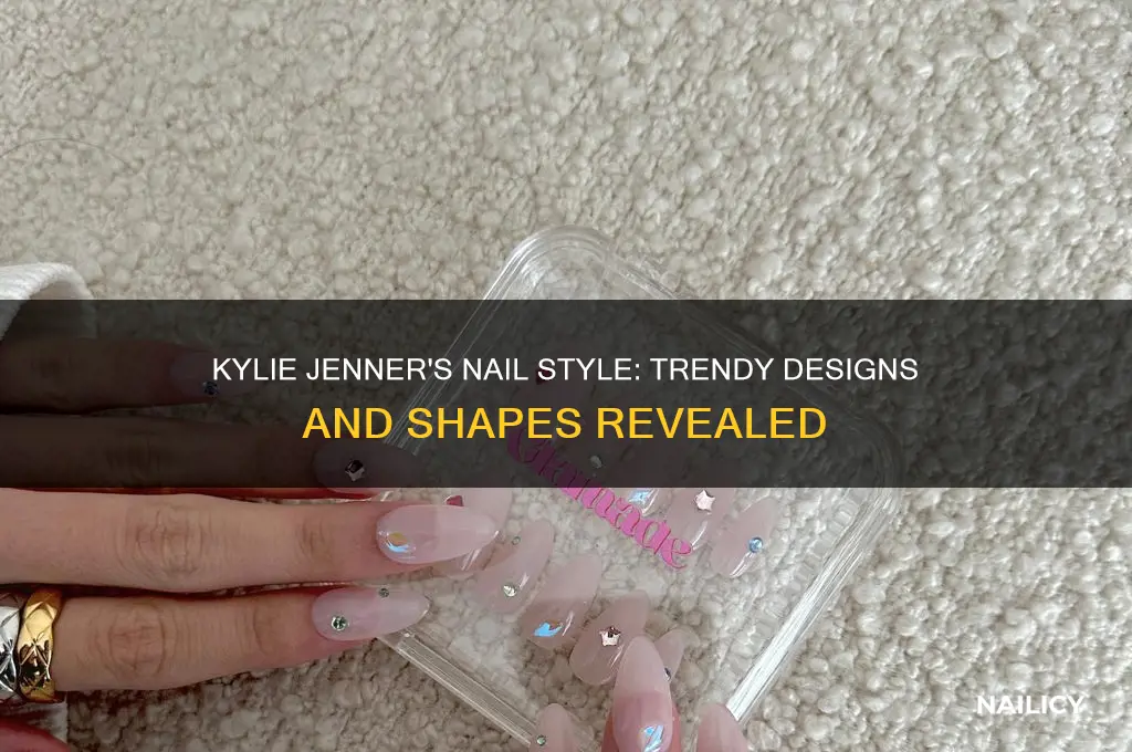 what kind of nails does kylie jenner have