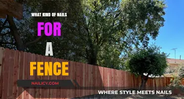 Choosing the Right Nails for Your Fence: A Comprehensive Guide