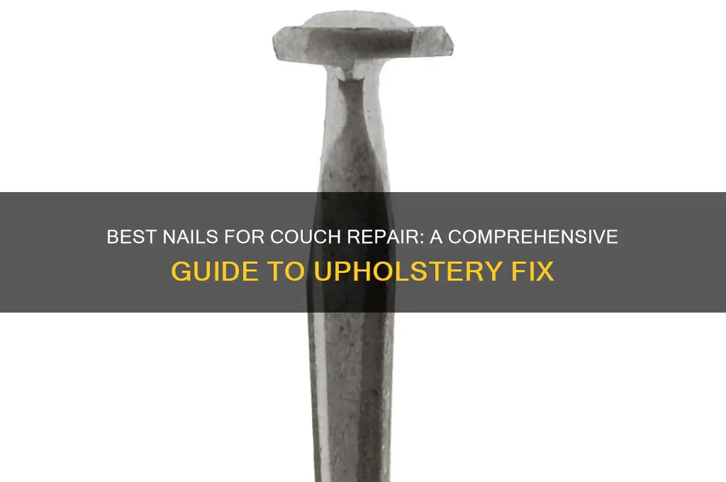 what kind of nails for couch repair