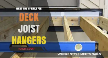 Best Nails for Deck Joist Hangers: Types, Sizes, and Installation Tips