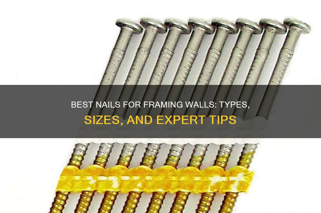 what kind of nails for framing walls