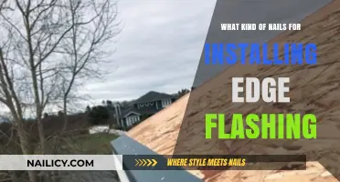 Best Nails for Secure and Durable Edge Flashing Installation Guide