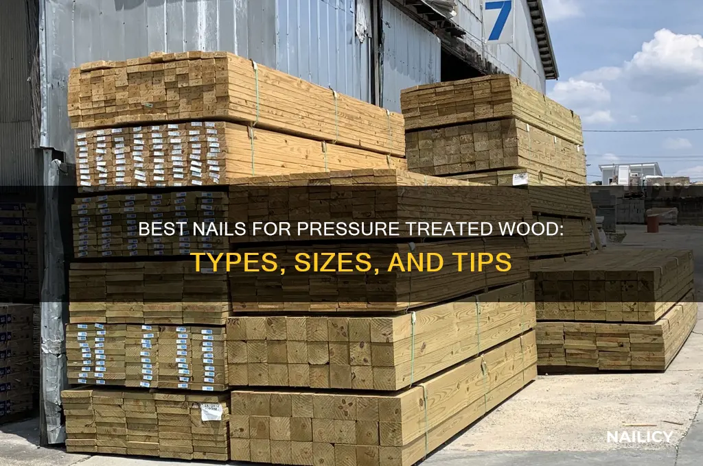 what kind of nails for pressure treated wood
