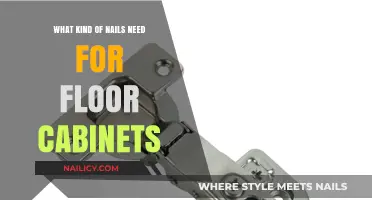 Choosing the Right Nails for Secure and Durable Floor Cabinets