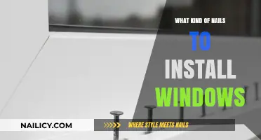 Choosing the Right Nails for Window Installation: A Comprehensive Guide