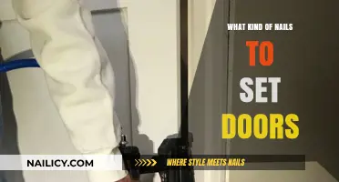 Choosing the Right Nails for Secure and Durable Door Installation